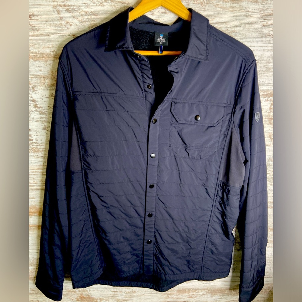 Kuhl THE ONE™ SHIRT-JAC Fleece Lined Insulated Snap
Button Jacket Black medium